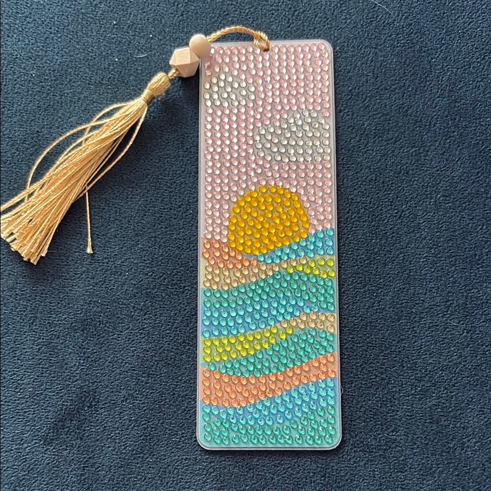Colorful Beaded Bookmark with Tassel